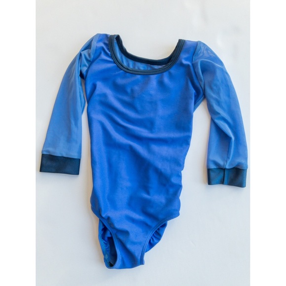 Five Dancewear YM Blue Bodysuit - Picture 3 of 5